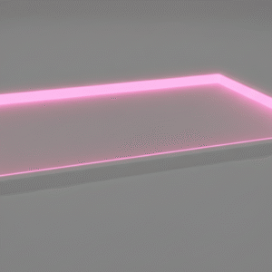 Rectangle Neon Light Model