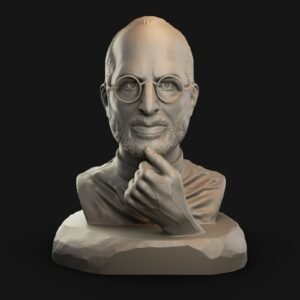 Steve Jobs Bust Model